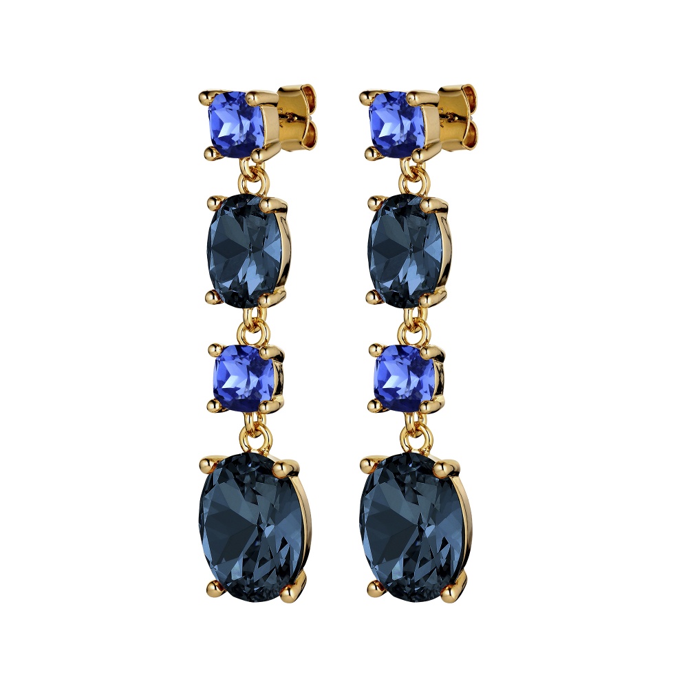 Dyrberg Kern Cornelia Gold Earrings - Blue